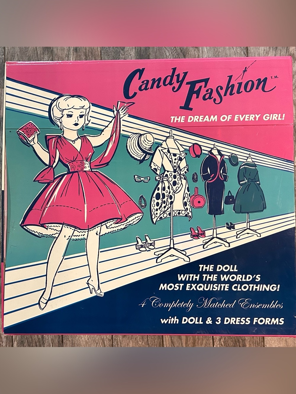 Vintage Candy Fashion Doll Set - NEW/UNUSED Original Box - Complete Set